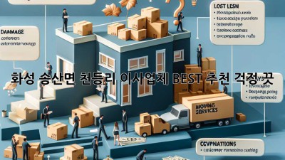 화성 송산면 천등리 이사업체 BEST 추천! 걱정 끗!